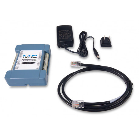 Détail livré avec le boitier d'acquisition Ethernet MCC E-1608