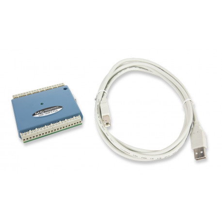 Détail du boitier d'acquisition MCC USB-1608FS-Plus