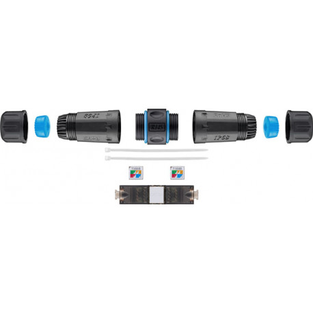 Raccord étanche pour câbles CAT6A (UTP)  - 2