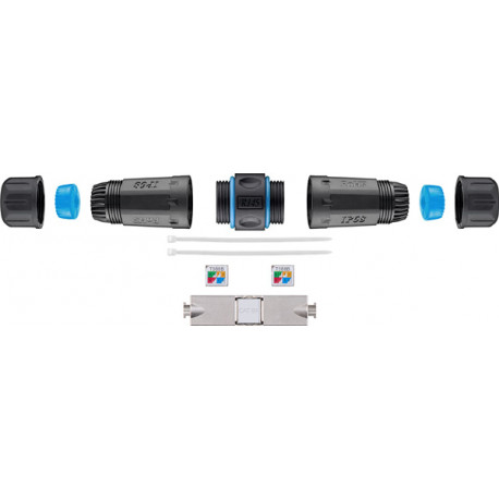 Raccord étanche pour câbles CAT6A (STP)  - 2