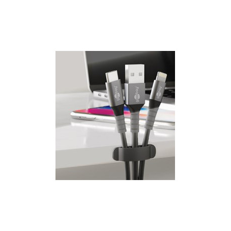 Jeu de guides câbles adhésifs (3 pcs)  - 4