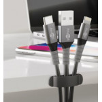 Jeu de guides câbles adhésifs (3 pcs)  - 4