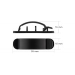 Jeu de guides câbles adhésifs (6 pcs)  - 3