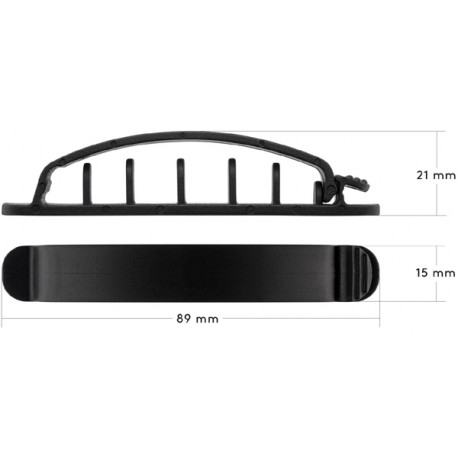Jeu de guides câbles adhésifs (6 pcs)  - 2