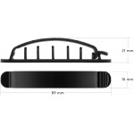 Jeu de guides câbles adhésifs (6 pcs)  - 2