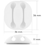 Jeu de guides câbles adhésifs (5 pcs)  - 3