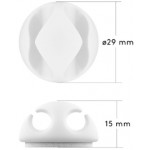 Jeu de guides câbles adhésifs (5 pcs)  - 4