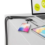 Jeu de guides câbles adhésifs (2 pcs)  - 3