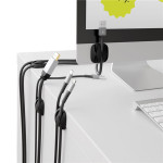 Jeu de guides câbles adhésifs (4 pcs)  - 5