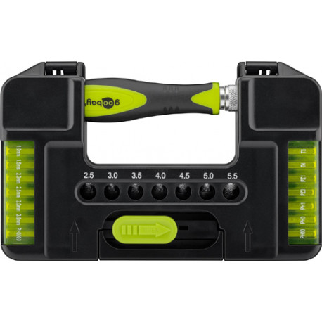 Mallette tournevis avec embouts (37 pièces)  - 2