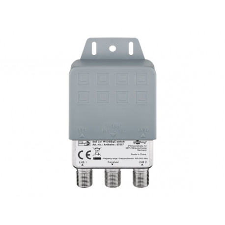 Commutateur DiSEqC 2x1 pour 2 têtes LNB