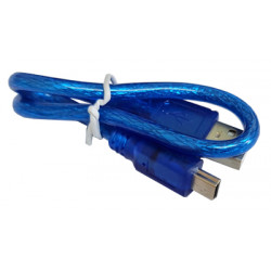 Cordon USB A mâle - mini-USB B mâle (25 cm)  - 1