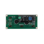 Face arrière de l'afficheur 2 x 16 caractères SBC-LCD16X2 avec son module I2C