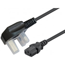 Cordon secteur FM-026A Type G pour GB/UK (2 m)  - 1