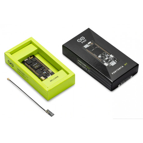 Carte Arduino® Portenta H7 et son coffret