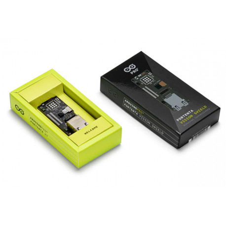 Carte Shield Portenta Vision Ethernet ASX00021 et son coffret