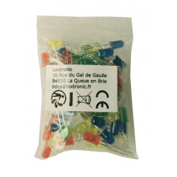 Assortiment de 50 Leds 5 mm  - 1