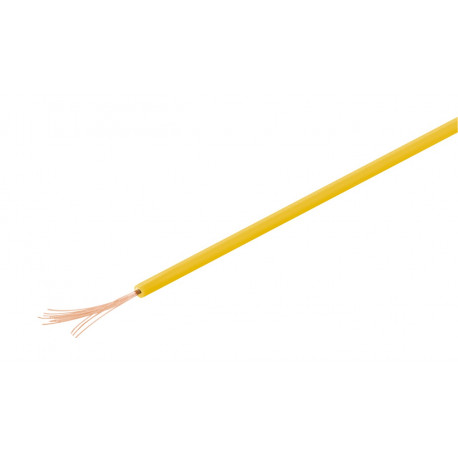 Bobine de fil de câblage multibrin jaune  - 2