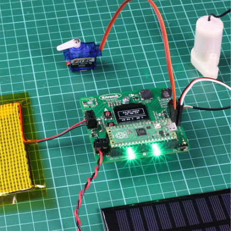 Exemple d'utilisation de la platine Kitronik Air Quality Datalogging 5336 pour Raspberry Pi Pico