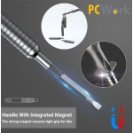 Embout aimanté du set tournevis de précision 30-en-1 PCW08A