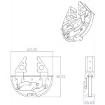 Dimensions de la pince Robot Gripper DFRobot FIT0300