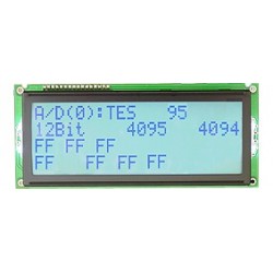 Afficheur 4 x 20 grands caractères  - 1