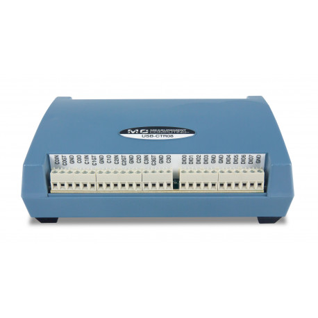 Vue avant du boitier Compteur / Timer MCC USB-CTR08