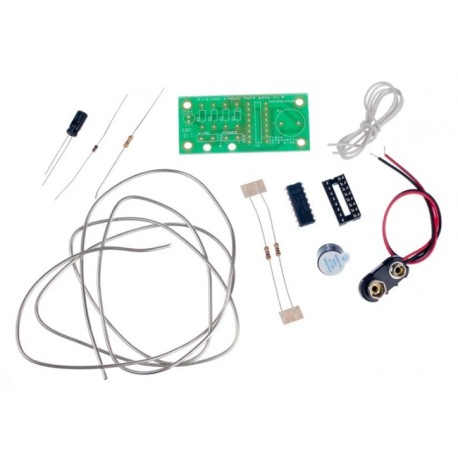 Détail des composants contenu dans le kit jeu d'adresse Kitronik 2140-01