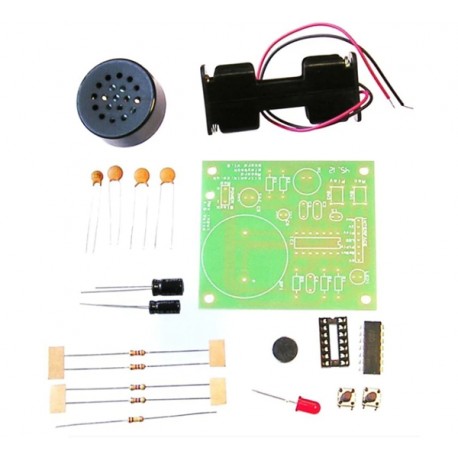 Détail des composants contenu dans le kit lecteur / enregistreur Kitronik 2149