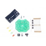 Détail des composants contenu dans le kit jeu de rapidité 4 joueurs Kitronik 2103