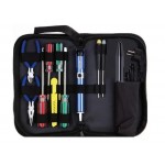 Sacoche avec 10 outils pour électronicien et électricien