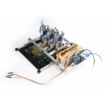 Exemple de réalisation à l'aide de plusieurs starter kit MakerBeam Regular  aluminium