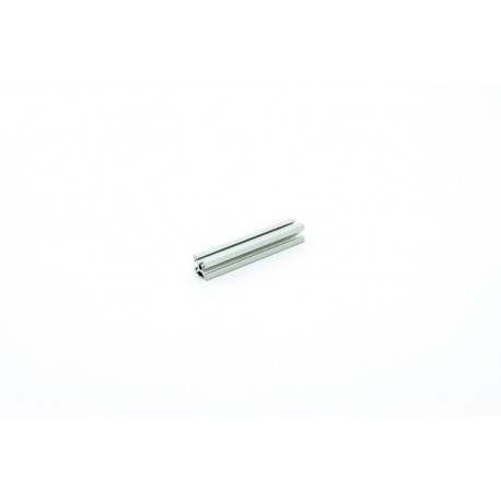 Vue d'un profilé MakearBeam aluminium claire 60 mm