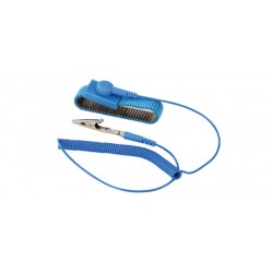 Bracelet antistatique bleu en métal ZD-152B