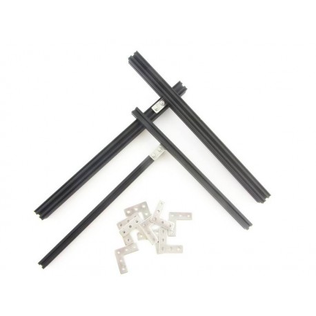 Exemple d'utilisation profilés MakerBeam avec équerres angle droit  MakerBeam (XL) / OpenBeam 90°