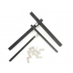 Exemple d'utilisation profilés MakerBeam avec équerres angle droit  MakerBeam (XL) / OpenBeam 90°