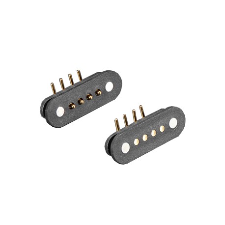 Connecteurs coudés 4 contacts magnétiques pour PCB Adafruit 5358