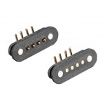 Connecteurs coudés 4 contacts magnétiques pour PCB Adafruit 5358