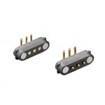 Connecteurs coudés 3 contacts magnétiques pour PCB Adafruit 5360