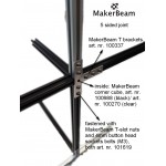 Exemple d'utilisation 1 du cube d'angle alu Makerbeam 100270