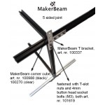 Exemple d'utilisation 3 du cube d'angle alu Makerbeam 100270