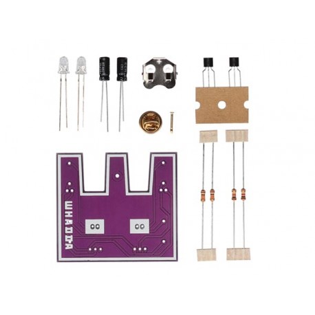 Détails des composants du kit Whaddy leds clignotantes WSL210