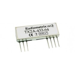 Emetteurs radio 433 MHz Radiometrix TX2A-433