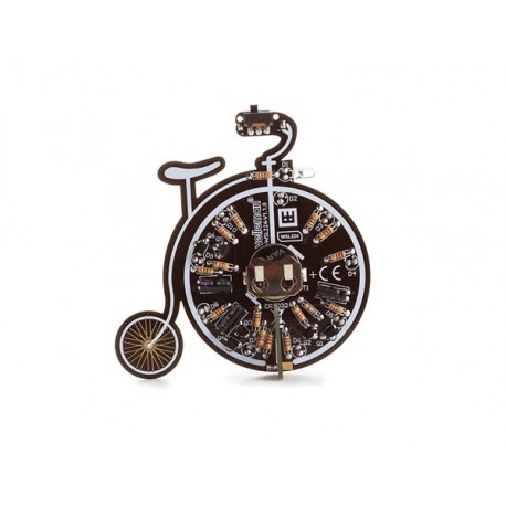 Face arrière du kit vélo rétro Whadda WSL224