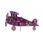 Face arrière du kit biplan rétro Whadda WSL225