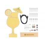 Détail des composants du Kit Cocktail à effets lumineux Whadda WSXL105