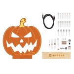 Détail des composants du Kit Citrouille lumineuse Whadda WSXL108