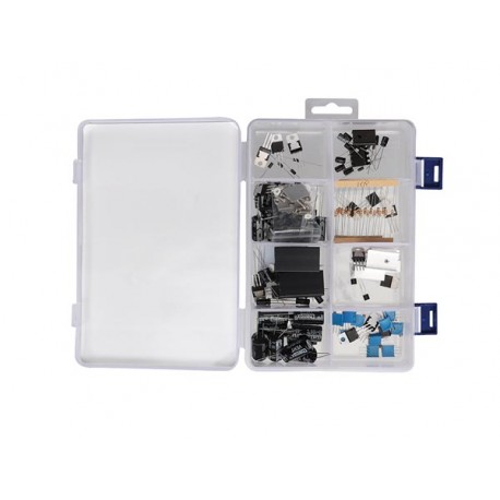 Détails du contenu de la boite assortiments de composants régulateur de tension WCS100