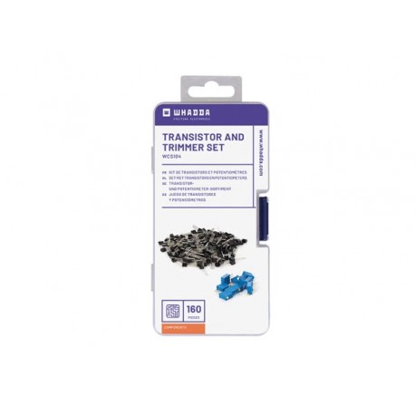 Assortiments de transistors et potentiomètre trimmer WCS104