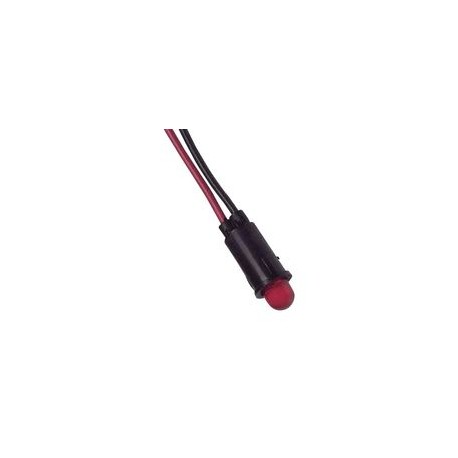 Voyant Led Ø 5 mm rouge 12V